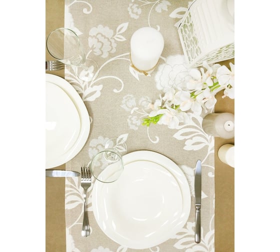 Кухонная дорожка-скатерть на стол Altali Бэлла 40x140 см P798-1809/1