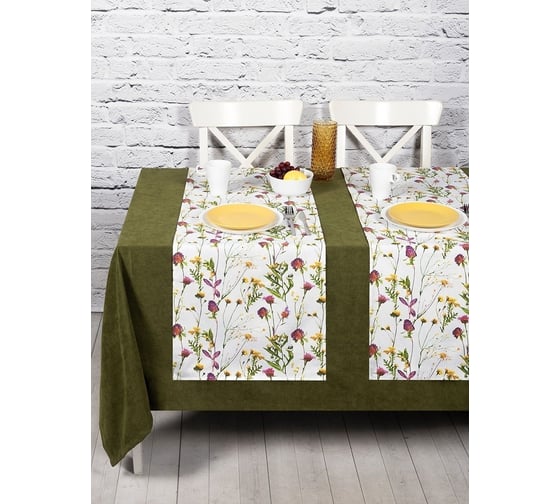 Кухонные дорожки-скатерти на стол Altali Экибана 2 шт, 40x140 см 2-2048/1