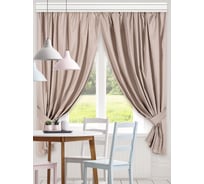 Комплект штор для кухни Altali Эко с подхватами, 140x180 см, 2 шт 8-Z202/1