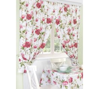 Короткие шторы для кухни Altali коллекция Джейн Эйр с подхватами, комплект 2 шт по 136х180 см 8-2181/1