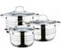 Набор посуды Bella Cucina 6 предметов, 3.9 л, 5 л, 6.6 л BC-2020 2020-BC 1