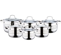 Набор посуды Bella Cucina 12 предметов, 2.1 л, 2.9 л, 2.9 л, 3.9 л, 3.9 л, 6.6 л BC-2023 2023-BC