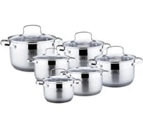 Набор посуды Bella Cucina 12 предметов 2.1 л, 2.9 л, 2.9 л, 3.9 л, 3.9 л, 6.6 л BC-2024 2024-BC