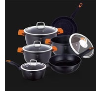 Набор посуды BerlingerHaus Granit Diamond Line 10 предметов BH-1111 1111-BH