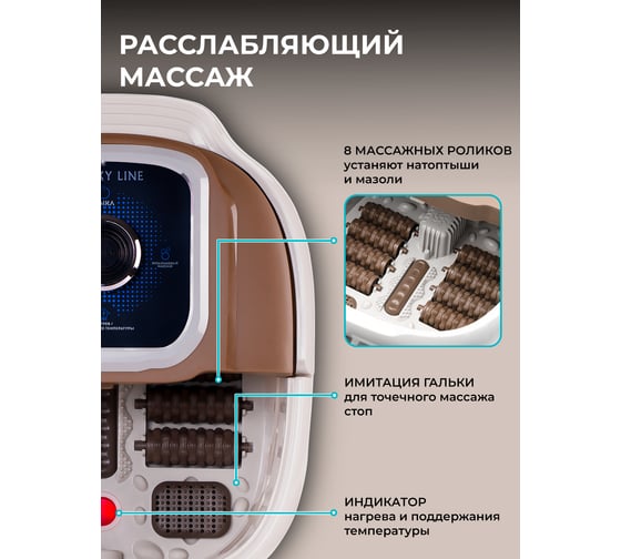 Массажная ванночка для ног Galaxy 450 Вт 5080249000
