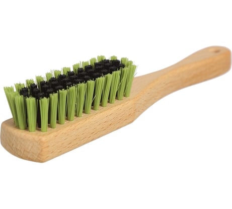Щетка для одежды YOZHIK 210x36x16 мм, колодка из бука, синтетическое волокно 2 цветов, 59 пучков Y/Р/197