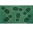 Резиновый коврик Sunstep Следы 40x60 см, зеленый 31-053 1