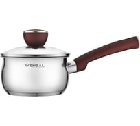 Ковш с крышкой VENSAL Joli 1.7 л, из нержавеющей стали, 16 см VS1543
