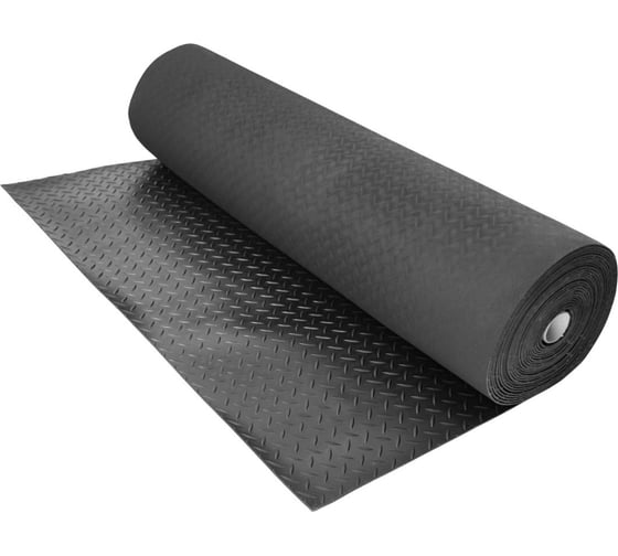 Коврик-дорожка Sunstep рифленый, резиновый, 0.9x12 м 30-052 1