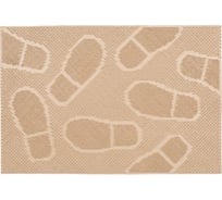Резиновый коврик Sunstep Следы 40x60 см, серый 31-051