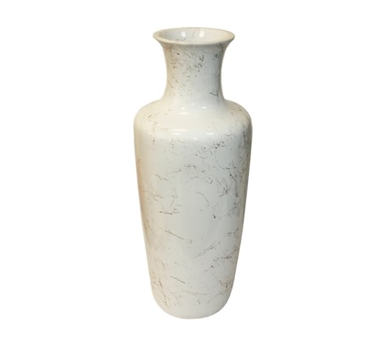 Ваза Сады Аурики 026 ВАРИАЦИЯ керамика, белая, h 56 см 051560