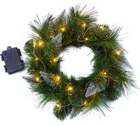 Венок CRYSTAL TREES АРИЯ с вплетенной гирляндой KP6329