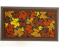 Придверный коврик Euroflock Format Classic, Листья 40x68 см 5013