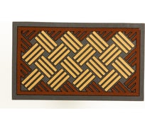 Придверный коврик Euroflock Format Classic, Соломка 40x68 см коричневый 4957