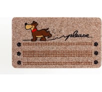 Придверный коврик Euroflock Чистые лапы 40x70 см 7194