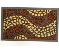 Придверный коврик Euroflock Format Classic Волна 40x68 см, 20711 коричневый 4959