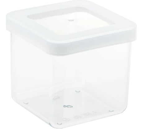 Емкость для сыпучих продуктов IDEA СТЕП 0.65 л, 10х10х9,5 см М 1291