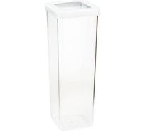 Емкость для сыпучих продуктов IDEA СТЕП 1.9 л, 10х10х28 см М 1294