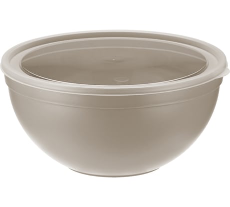Миска IDEA 4л с крышкой капучино М 1304