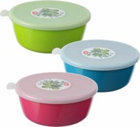 Миска IDEA ПРОВАНС 1 л с крышкой М 1381