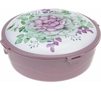 Круглая емкость с защелками IDEA 1,2л М 1238