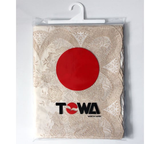 Готовая скатерть Towa Ажурная Legend прямоугольная 130x160 см, бежевый 5175
