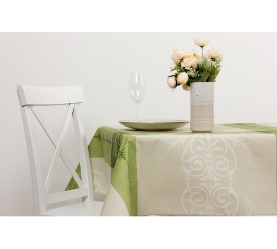 Скатерть Protec Textil S.L. ALBA Анет зеленая 120x140 см 5207