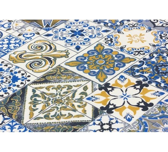 Скатерть Protec Textil S.L. Alba Мозаика синяя 140x180 см 6128