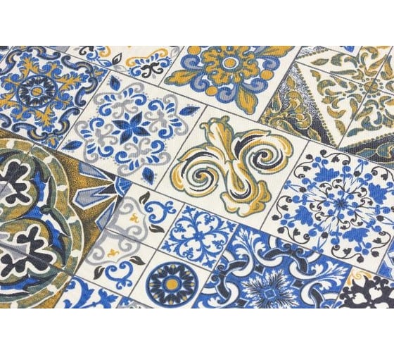 Скатерть Protec Textil S.L. Alba Мозаика синяя 140x180 см 6128