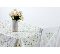 Овальная скатерть Meiwa 132x178 см, бежевый, розовый 5784