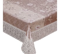 Прямоугольная скатерть Meiwa 132x178 см, белый, бежевый 5145