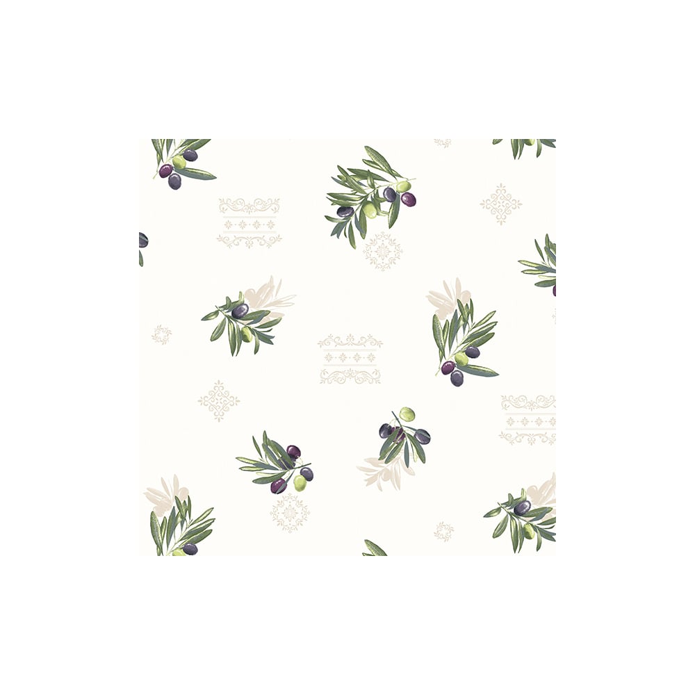 Круглая скатерть Meiwa 152 см, белый, зеленый 7527 - выгодная цена ...