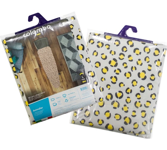 Чехол для гладильной доски Colombo New Scal Animalier 130x50 см из хлопка 7514