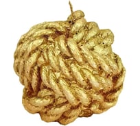 Свеча Волшебная страна Клубок золотая, лак 104537