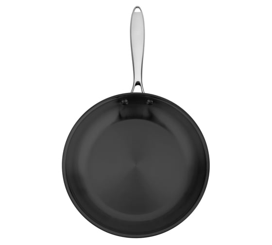 Сковорода VENSAL Le Chef трехслойная из нержавеющей стали 24 см с антипригарным покрытием VS1530