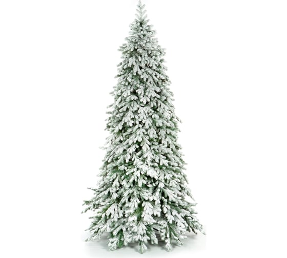 Ель CRYSTAL TREES ЭМИЛИ зеленая в снегу 120 см KP4612s