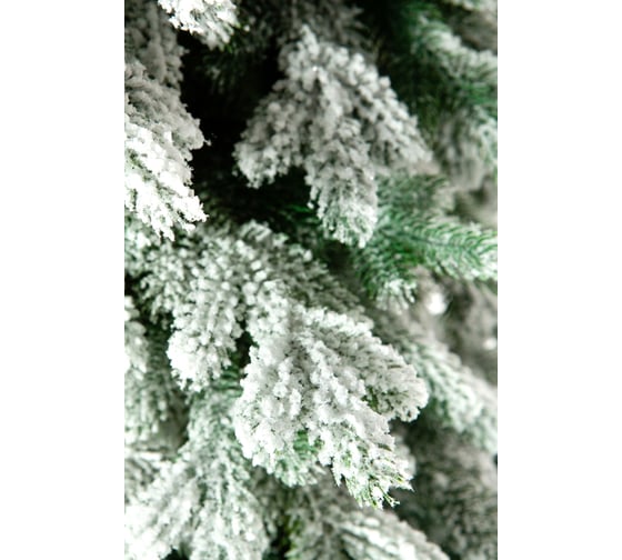 Ель CRYSTAL TREES ЭМИЛИ зеленая в снегу 150 см KP4615s