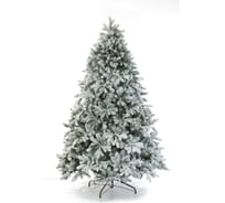 Ель CRYSTAL TREES МОЛЬВЕНО в снегу с вплетенной гирляндой 270 см KP7270SL