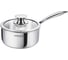Ковш VENSAL Le Chef с крышкой трехслойный из нержавеющей стали 2.2 л 18 см VS1531 1