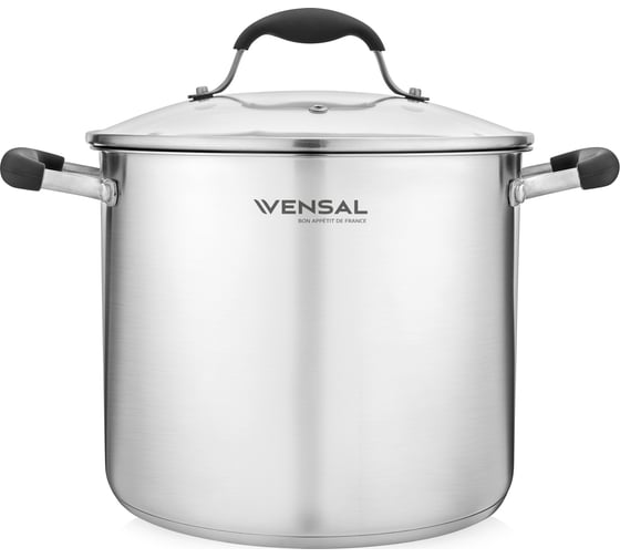 Кастрюля VENSAL Belle selection из нержавеющей стали 9 л 24 см с крышкой VS1529