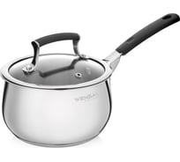 Ковш VENSAL Nouvel accord с крышкой из нержавеющей стали 1.9 л 16 см VS1514