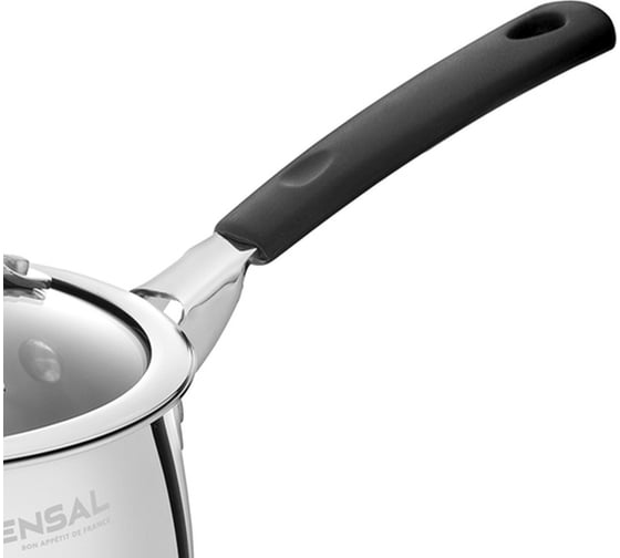 Ковш VENSAL Nouvel accord с крышкой из нержавеющей стали 1.9 л 16 см VS1514