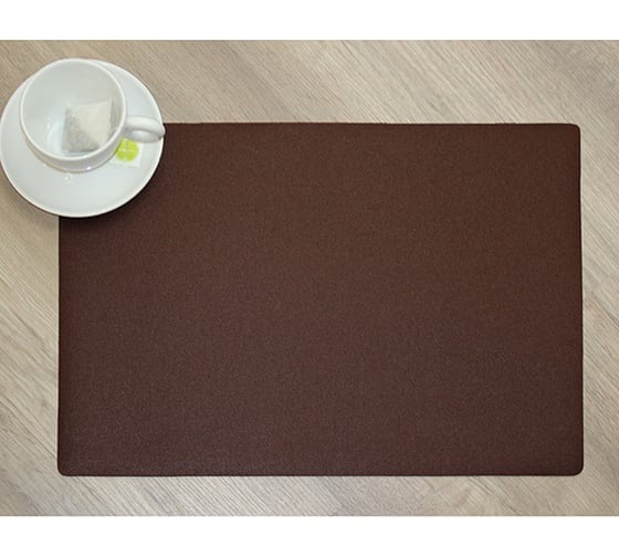 Сервировочная салфетка Protec Textil S.L. плейсмат Lino 30x43 см, Шоколад 6 шт в упаковке 6222 1