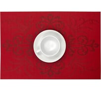 Сервировочная салфетка Joy HOME плейсмат Модерн, красный, 30x45 см, 4 шт в упаковке 10577