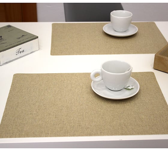 Сервировочная салфетка Protec Textil S.L. плейсмат Lino 30x43 см, Натур 6 шт в упаковке 6223