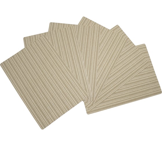 Сервировочная салфетка Protec Textil S.L. плейсмат Jacquard 30x43 см, Отос бежевый 6 шт в упаковке 6218