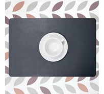 Сервировочная салфетка Joy HOME плейсмат Зара, черный, 30x45 см, 4 шт в упаковке 10579