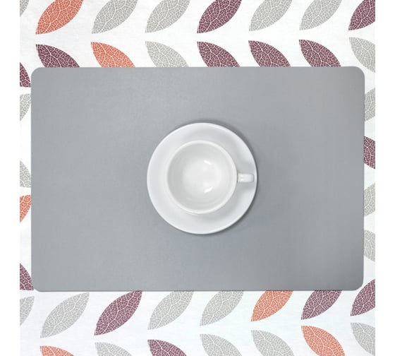 Сервировочная салфетка Joy HOME плейсмат Зара, серый, 30x45 см, 4 шт в упаковке 10578