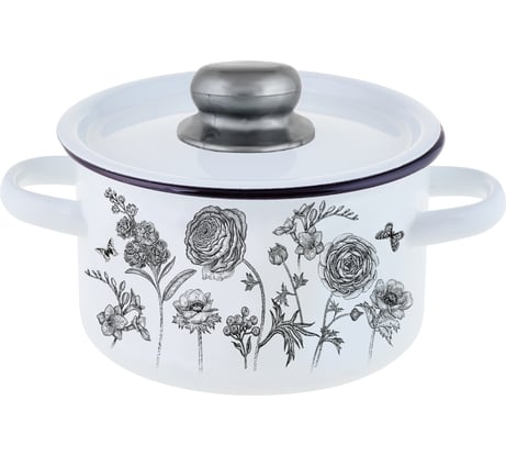 Эмалированная цилиндрическая кастрюля appetite Je t’aime 1.5 л 1с15с/1 Je