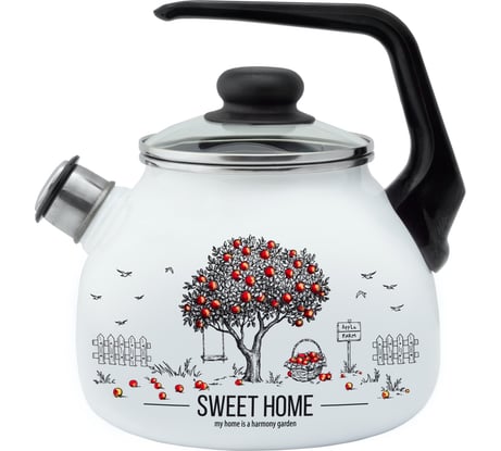 Эмалированный чайник appetite со свистком Apple Tree 3 л 4с209я Apple Tree